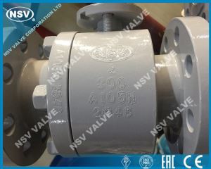 Plávajúci guľový ventil s kovovým sedadlom